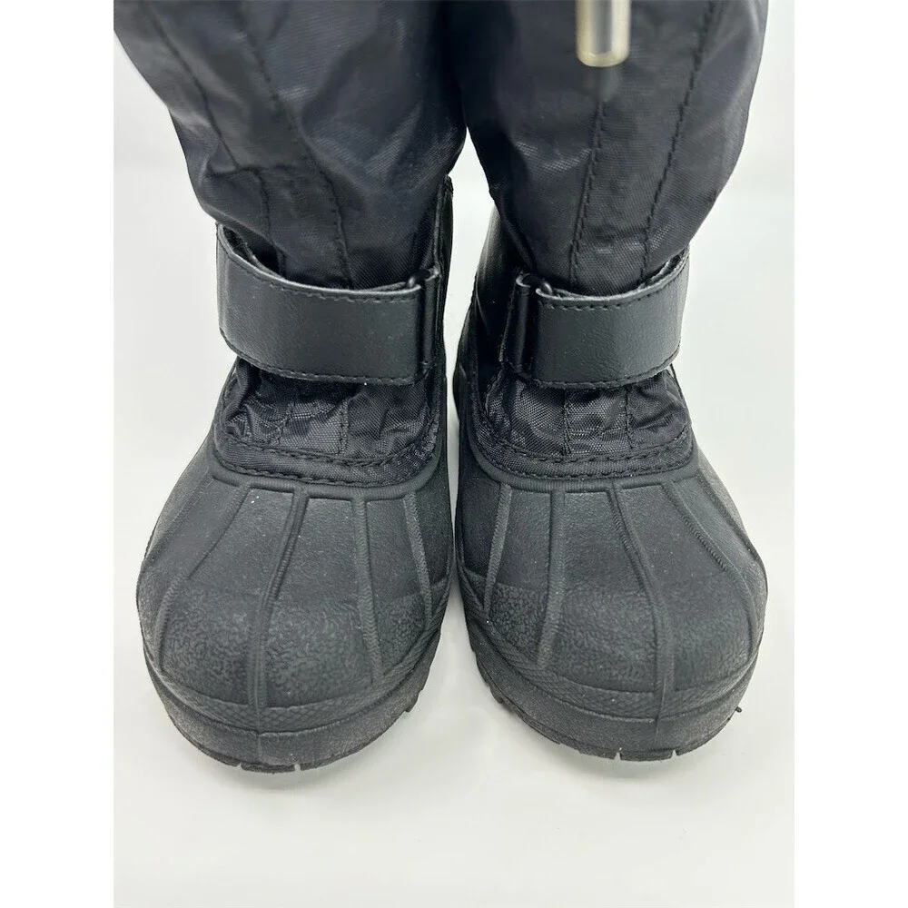 Columbia Powderbug Forty Kids Snow Boots Black Waterproof Insulated Winter 11